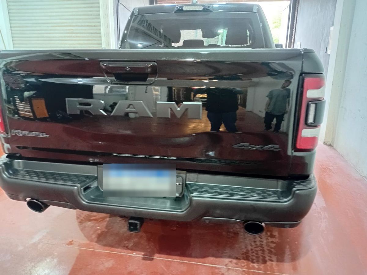 Después: la parte trasera de la RAM Rebel reparada
